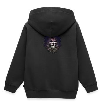 Amerikanisch-Samoa - Kinder Premium Organic Hoodie - Schwarz - Hinten - AI Model Kid Male (0cm)