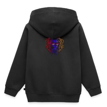 Armenien - Kinder Premium Organic Hoodie - Schwarz - Hinten - AI Model Kid Male (0cm)