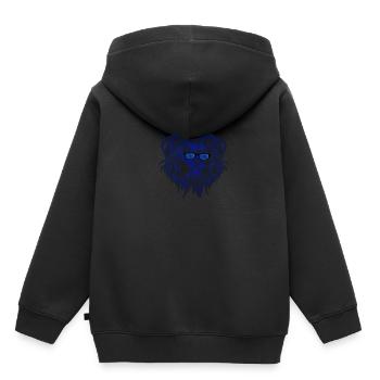 Union européenne - Sweat Premium à capuche enfant bio - noir - Dos - AI Model Kid Male (0cm)