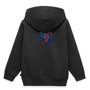 Demokratische Republik Kongo - Kinder Premium Organic Hoodie - Schwarz - Hinten - AI Model Kid Male (0cm)