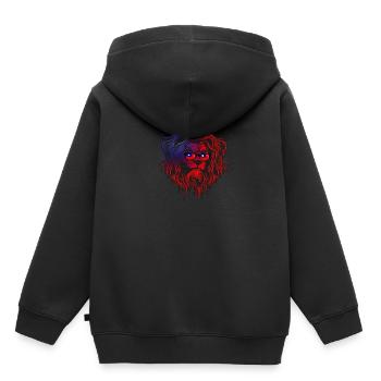 Taiwan - Kids Premium Organic Hoodie - black - Back - AI Model Kid Male (0cm)