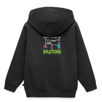 Alle lösungen Forscher Gift - Kinder Premium Organic Hoodie - Schwarz - Hinten - AI Model Kid Male (0cm)