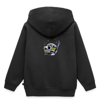 Skull Diving Cave Diver Poison - Sweat Premium à capuche enfant bio - noir - Dos - AI Model Kid Male (0cm)