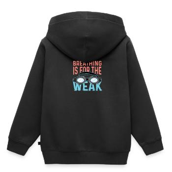 Pour les sprinters faibles Poison - Sweat Premium à capuche enfant bio - noir - Dos - AI Model Kid Male (0cm)