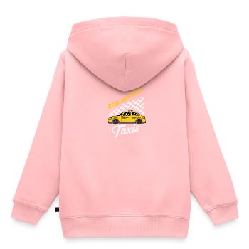 Männer fahren Taxis Fleißiger Vater Geschenk - Kinder Premium Organic Hoodie - Rosa - Hinten - AI Model Kid Female (0cm)