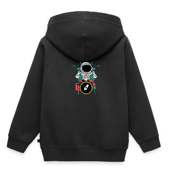 Let's rock band member Gift - Kids Premium Organic Hoodie - black - Back - AI Model Kid Male (0cm)