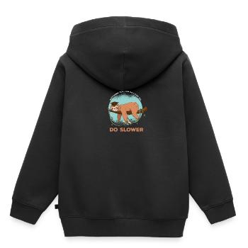 Tout ce que vous pouvez faire une citation amusante peut - Sweat Premium à capuche enfant bio - noir - Dos - AI Model Kid Male (0cm)