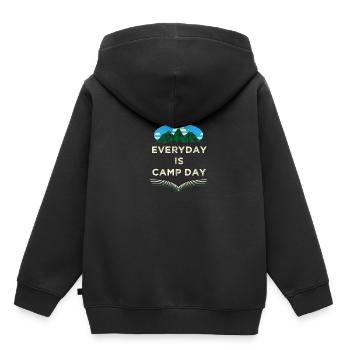 Everyday Is Camp Day Camping Nature Lovers Campers - Kids Premium Organic Hoodie - black - Back - AI Model Kid Male (0cm)