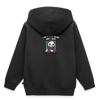 I do a thing called what I sarkastis - Kids Premium Organic Hoodie - black - Back - AI Model Kid Male (0cm)