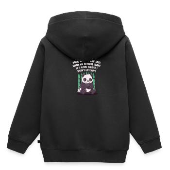 Geheimnisse sind in Sicherheit mit mir. Ich habe n - Kinder Premium Organic Hoodie - Schwarz - Hinten - AI Model Kid Male (0cm)
