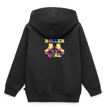 Roller skates Roller skating Roller skaters - Kids Premium Organic Hoodie - black - Back - AI Model Kid Male (0cm)