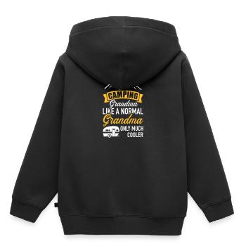 Caravane - Sweat Premium à capuche enfant bio - noir - Dos - AI Model Kid Male (0cm)