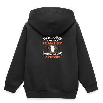 Penguin Penguin Penguin Penguin Lovers - Kids Premium Organic Hoodie - black - Back - AI Model Kid Male (0cm)