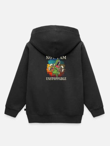 Trex Tyrannosaurus Dino Dinosaurier - Kinder Premium Organic Hoodie -