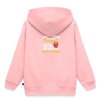 Drache Drachen Design Fabelwesen Phantasie - Kinder Premium Organic Hoodie - Rosa - Hinten - AI Model Kid Female (0cm)