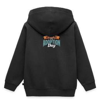 Adopts Adopts Foster Father Foster Mother - Kids Premium Organic Hoodie - black - Back - AI Model Kid Male (0cm)