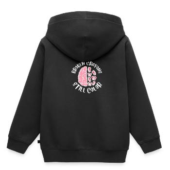 Das Bewusstsein Für Psychische Gesundheit - Kinder Premium Organic Hoodie - Schwarz - Hinten - AI Model Kid Male (0cm)