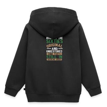 Built sixties original 50th birthday - Kids Premium Organic Hoodie - black - Back - AI Model Kid Male (0cm)
