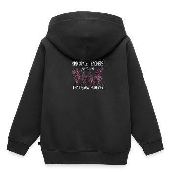 Appréciation du professeur d’histoire Cours d’histoire - Sweat Premium à capuche enfant bio - noir - Dos - AI Model Kid Male (0cm)