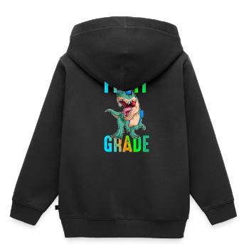 Fifth Grade 5th Grade Back To School Teacher - Kids Premium Organic Hoodie - black - Back - AI Model Kid Male (0cm)