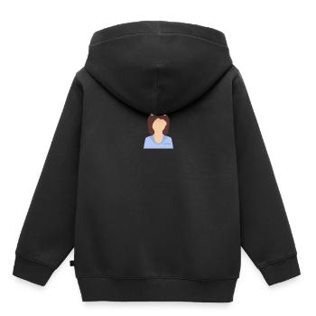 Infirmière Je ne peux pas guérir le cadeau de stupidité - Sweat Premium à capuche enfant bio - noir - Dos - AI Model Kid Male (0cm)