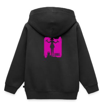 Bodybuilding - Gewichtheben - Fitness - Workout - Kinder Premium Organic Hoodie - Schwarz - Hinten - AI Model Kid Male (0cm)