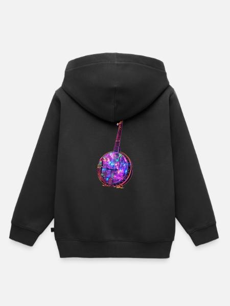 Banjo - Kinder Premium Organic Hoodie - Schwarz