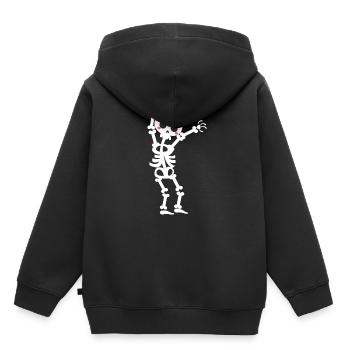 skeleton - Kids Premium Organic Hoodie - black - Back - AI Model Kid Male (0cm)