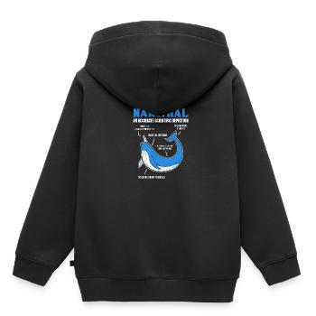 Scientific presentation Marine biologist Gesche - Kids Premium Organic Hoodie - black - Back - AI Model Kid Male (0cm)
