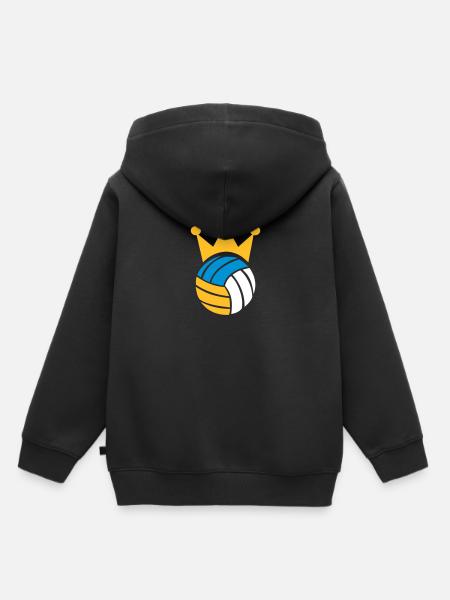 Beachvolleyball - Kinder Premium Organic Hoodie - Schwarz