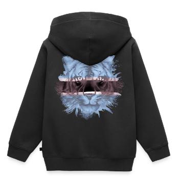 Botswana - Kinder Premium Organic Hoodie - Schwarz - Hinten - AI Model Kid Male (0cm)