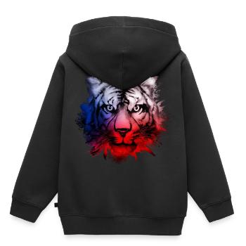 Tschechische Republik - Kinder Premium Organic Hoodie - Schwarz - Hinten - AI Model Kid Male (0cm)