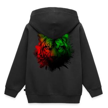 Martinique - Sweat Premium à capuche enfant bio - noir - Dos - AI Model Kid Male (0cm)
