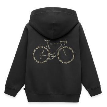 Bicycle bike Fahrrad Rad Rennrad racing bike retro - Kinder Premium Organic Hoodie - Schwarz - Hinten - AI Model Kid Male (0cm)