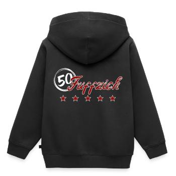 50 Geburtstag - Kinder Premium Organic Hoodie - Schwarz - Hinten - AI Model Kid Male (0cm)