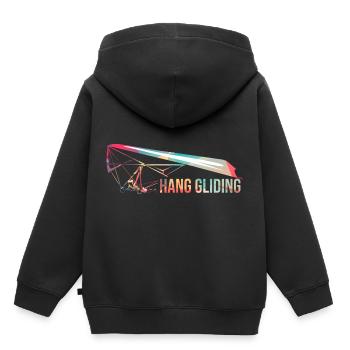 Drachenfliegen - Kinder Premium Organic Hoodie - Schwarz - Hinten - AI Model Kid Male (0cm)