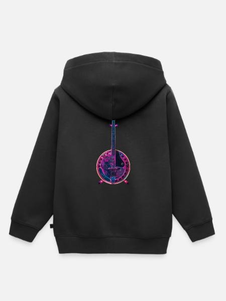 Banjo - Kinder Premium Organic Hoodie - Schwarz