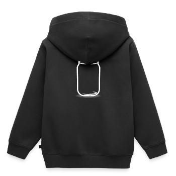 Einmachglas Einkochen Hausfrau - Kinder Premium Organic Hoodie - Schwarz - Hinten - AI Model Kid Male (0cm)