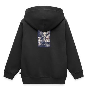 Punks nicht tot - Kinder Premium Organic Hoodie - Schwarz - Hinten - AI Model Kid Male (0cm)