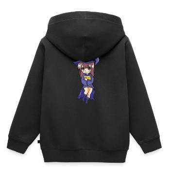 Sorcière - Sweat Premium à capuche enfant bio - noir - Dos - AI Model Kid Male (0cm)
