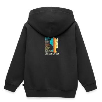 Sternzeichen Krebs - Kinder Premium Organic Hoodie - Schwarz - Hinten - AI Model Kid Male (0cm)