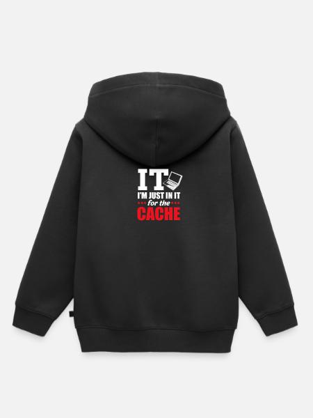 Tech Support - Kinder Premium Organic Hoodie - Schwarz