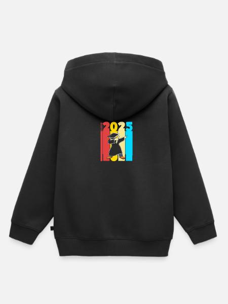 Klasse von 2025 - Kinder Premium Organic Hoodie - Schwarz