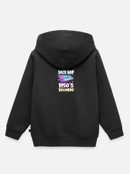 Sock Hop - Kinder Premium Organic Hoodie - Schwarz