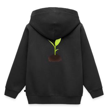 scion Illustration - Sweat Premium à capuche enfant bio - noir - Dos - AI Model Kid Male (0cm)