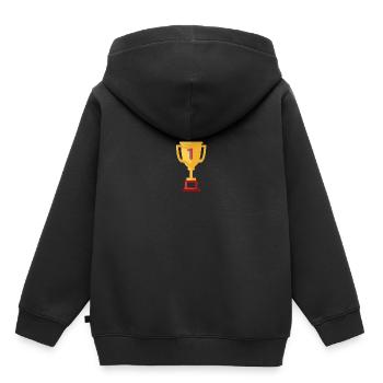cup - Kids Premium Organic Hoodie - black - Back - AI Model Kid Male (0cm)