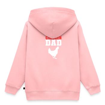 Chicken Father Rancher Poison - Kids Premium Organic Hoodie - rose - Back - AI Model Kid Female (0cm)