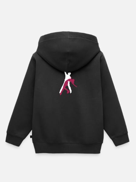 Eiskunstlauf - Kinder Premium Organic Hoodie - Schwarz
