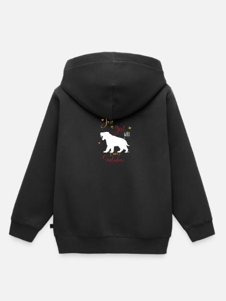 Säbelzahntiger - Kinder Premium Organic Hoodie - Schwarz