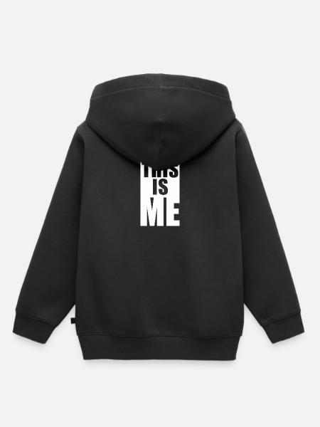 This is me - Kinder Premium Organic Hoodie - Schwarz
